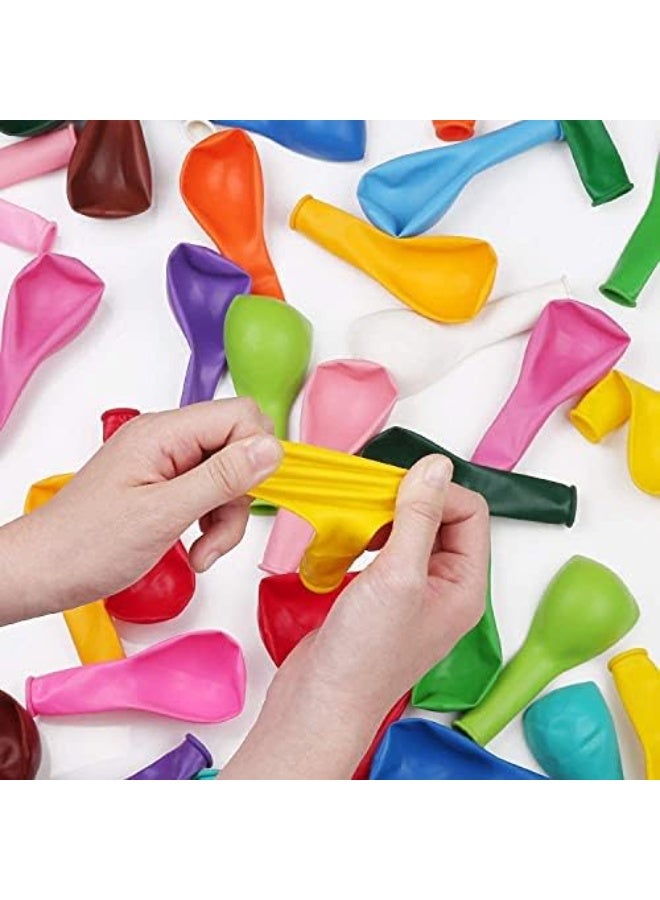 Queens 100 Pack 12 Inch Balloons Latex Balloons Color Party Balloons For Birthday Party, EID Festival Decorations - Image 4